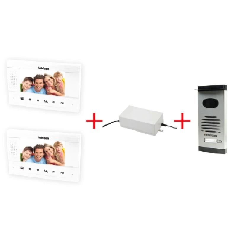 SWORDER 4.3” Renkli Dokunmatik LCD Görüntülü Villa Kitler (İkili)